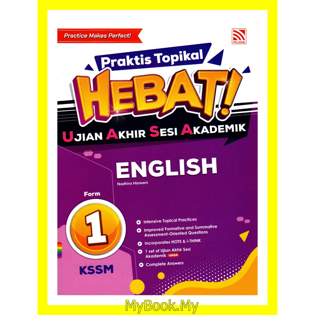 Baru Myb Buku Latihan Praktis Topikal Hebat Uasa Tingkatan English Pelangi Shopee