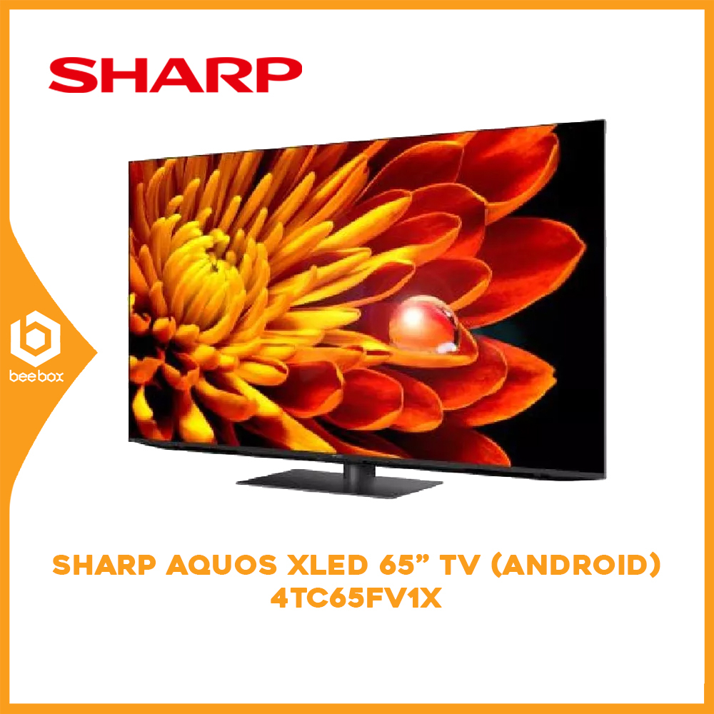 Sharp AQUOS 65" Inch Android [SHP4TC65FV1X] 4K UHD TV 4TC65FV1X