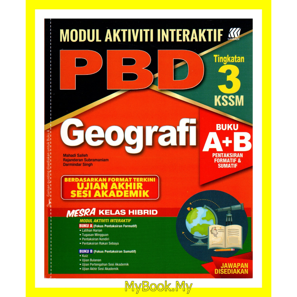 *BARU* MyB Buku Latihan : Modul Aktiviti Interaktif PBD Tingkatan 3 ...