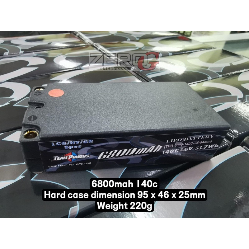Teampowers Teampower Team Power Lipo Battery Shorty Pack 2s 7.6v HV ...