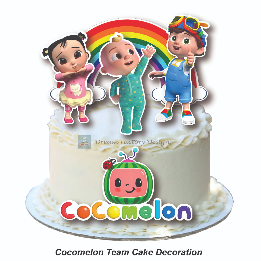 Cocomelon Team [Dancing with Friends] Cake Decoration / DIY Cake ...