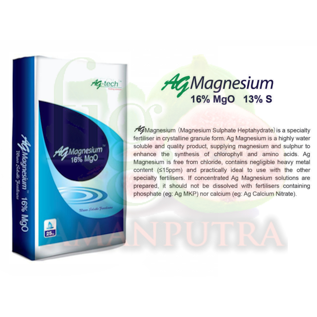 Repack AG Magnesium Sulfate 16 MgO (Epsom Salt Untuk Tanaman) Shopee