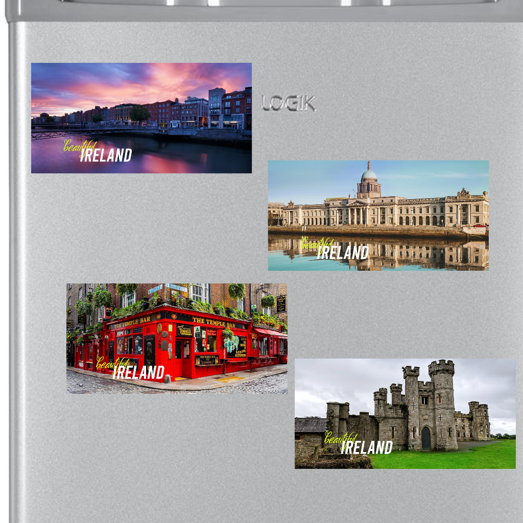 Ireland Dublin Souvenir Fridge Sheet 10 cm x 5 cm Shopee Malaysia