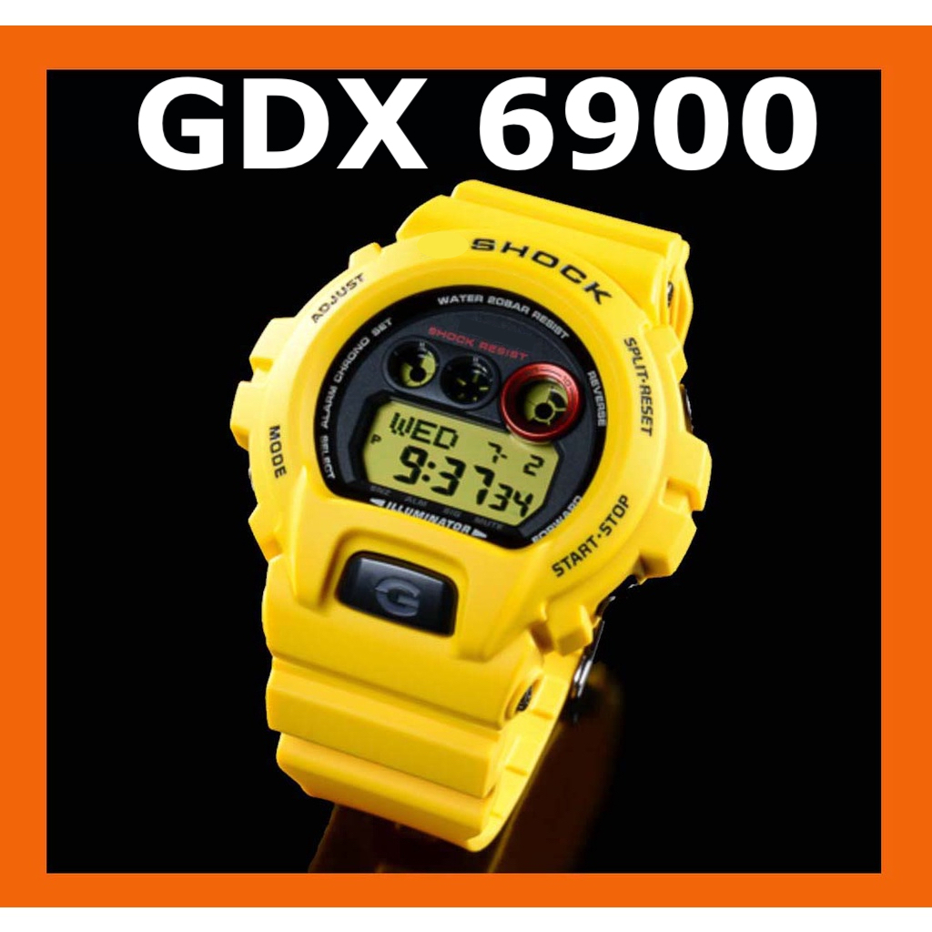 GDX6900 G.Shock GDX6900 Yellow Autolight g.shock Anniversary Yellow watch men watch jam g shock Kuning g shock Ducati Shopee Malaysia