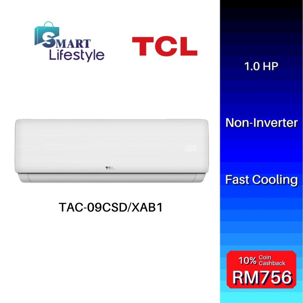 TCL Noninverter AirConditioners TAC09CSD/XAB1 1.0HP / TAC12CSD/XAB1