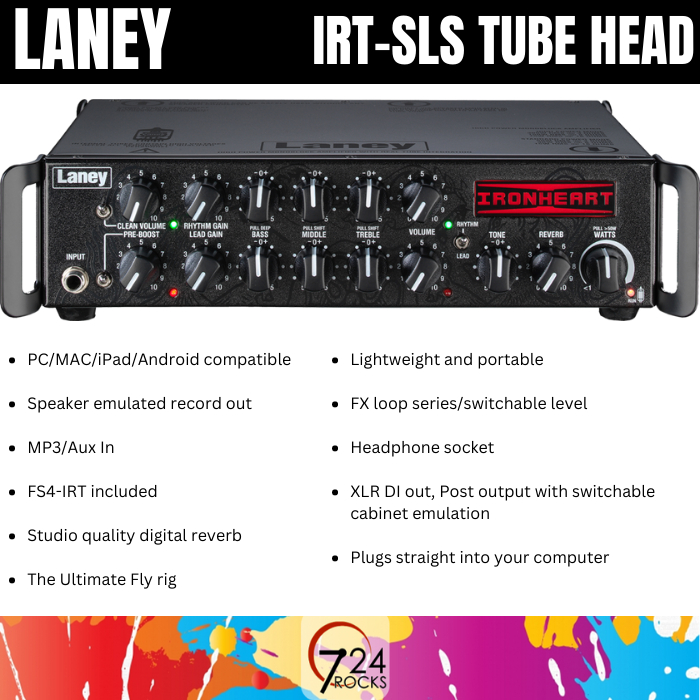 Laney Amplifier Laney Irt Sls Tube Guitar Head Laney Ironheart Irt