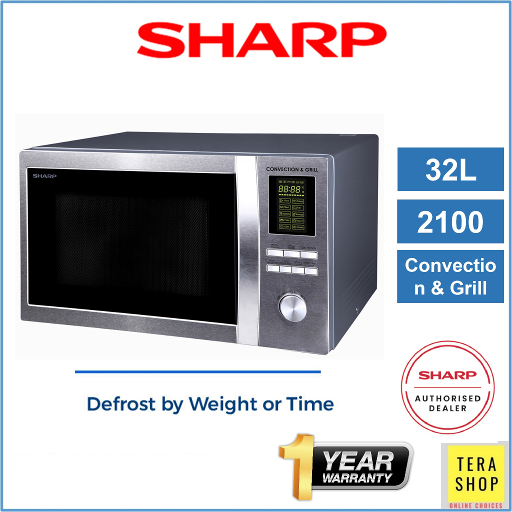 sharp r 854ast 32l microwave oven with grill