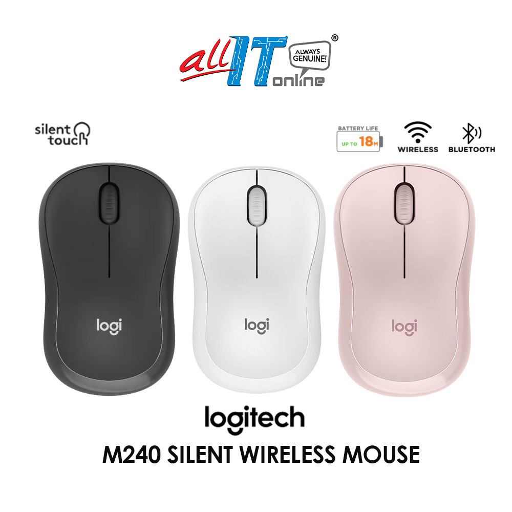 Logitech M240 Silent Bluetooth Mouse Shopee Malaysia 9753