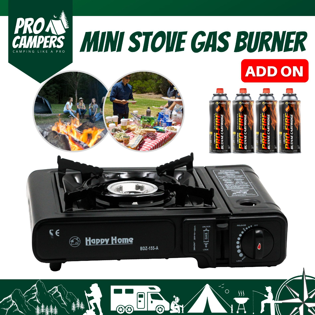Mini Stove Gas Burner Portable For Outdoor Camping Picnic ( BDZ 155A