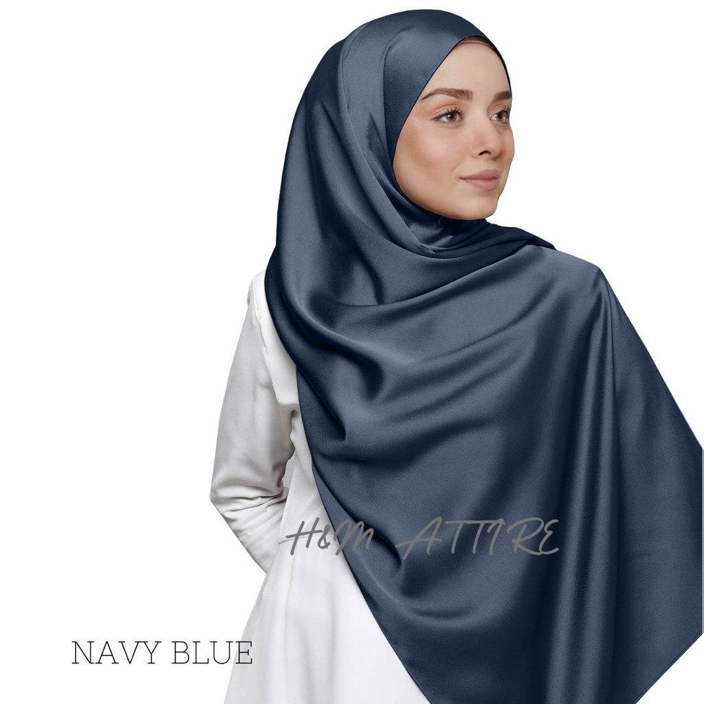 shawl bubble satin