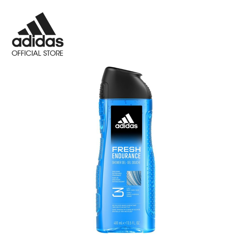 Adidas Shower Gel Fresh Endurance 400ml 3in1 Body, Hair & Face
