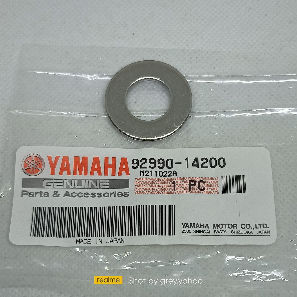 Yamaha RXZ Washer Shaft Rim Depan Original Japan (92990-14200) | Shopee ...