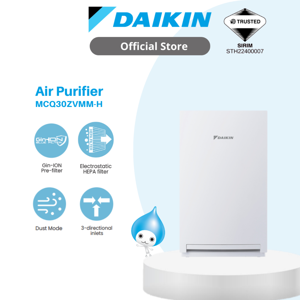Daikin Air Purifier MCQ30ZVMMH Shopee Malaysia