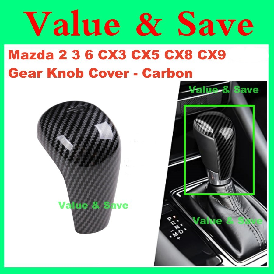 TOMALL Stainless Steel Car Gear Shift Knob Cover Compatible
