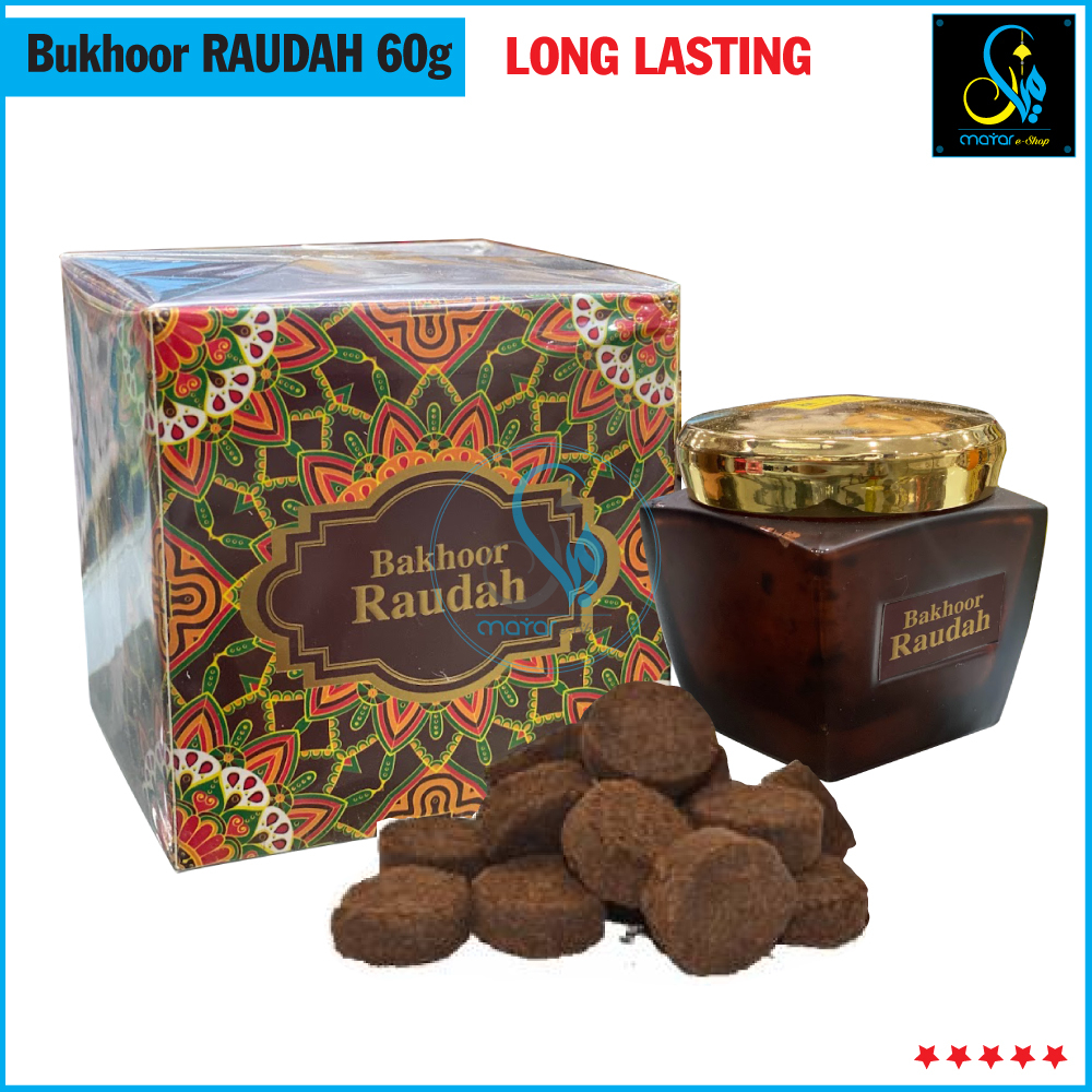 BUKHOOR RAUDAH 60 grm BUKHOOR RAUDAH (60GRAM) | Shopee Malaysia