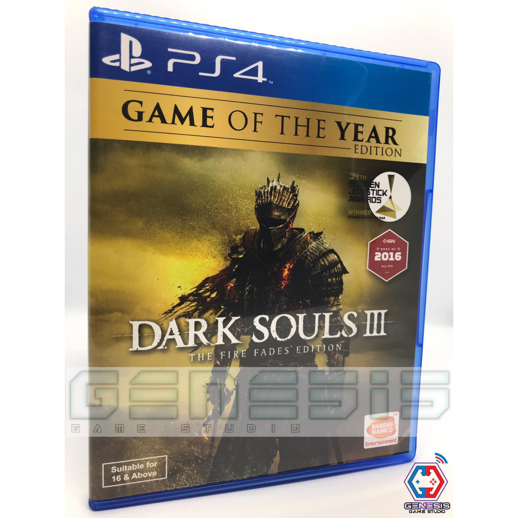 [USED R3/中文/ENG] PS4 Dark Souls 3 Game Of The Year GOTY 暗黑之魂 3 年度版 Physical GameDisc Shopee