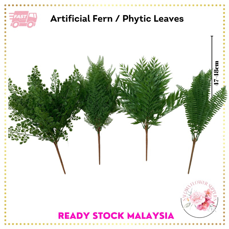Artificial Fern Leaves Shopee Malaysia