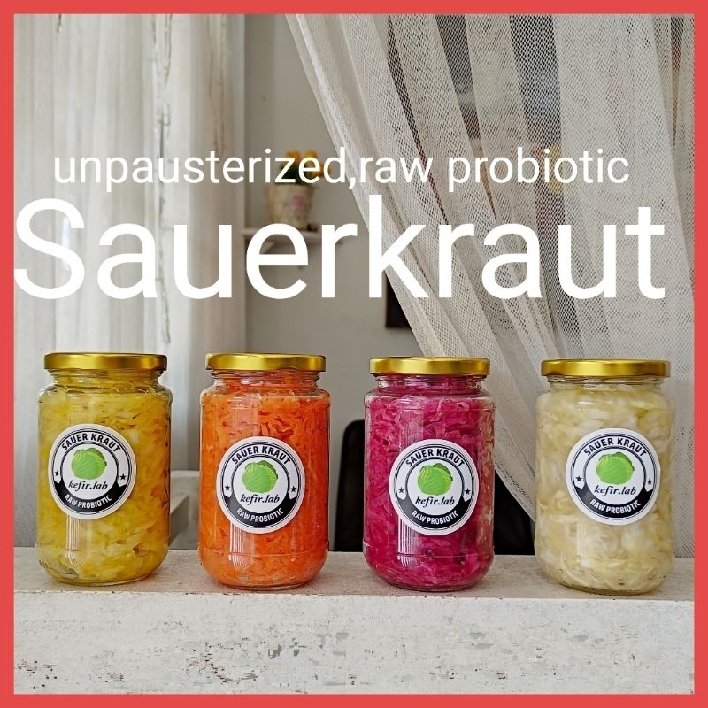 SAUERKRAUT, RAW,UNPAUSTERIZED Probiotic,Saurkraut Muslim Homemade