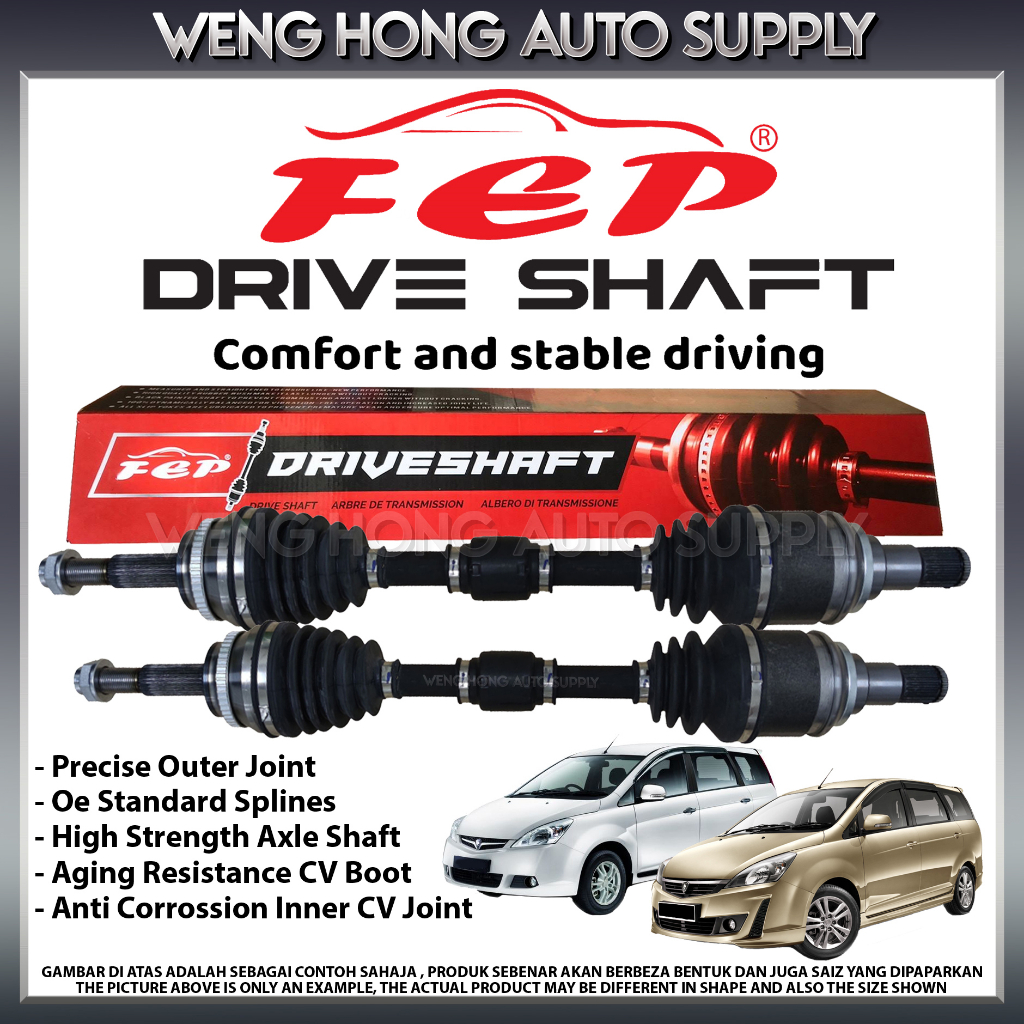 [ FEP ] Proton Exora CPS , CFE , BOLD TURBO Drive Shaft Assy Left