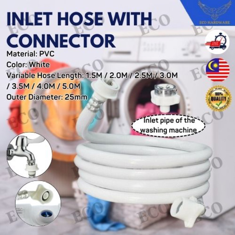 Washing Machine hose connector Inlet Hose Pipe Connector Paip Air Masuk