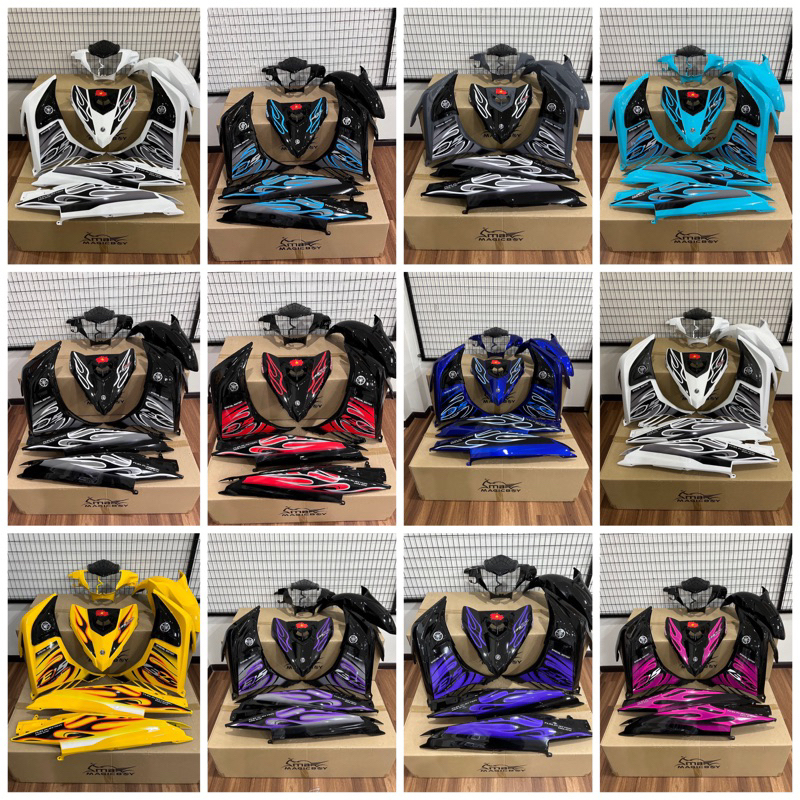 KBR Magic Boy LC135 V2 V3 V4 V5 V6 V7 Cover Set Api Tribal Api Vietnam ...