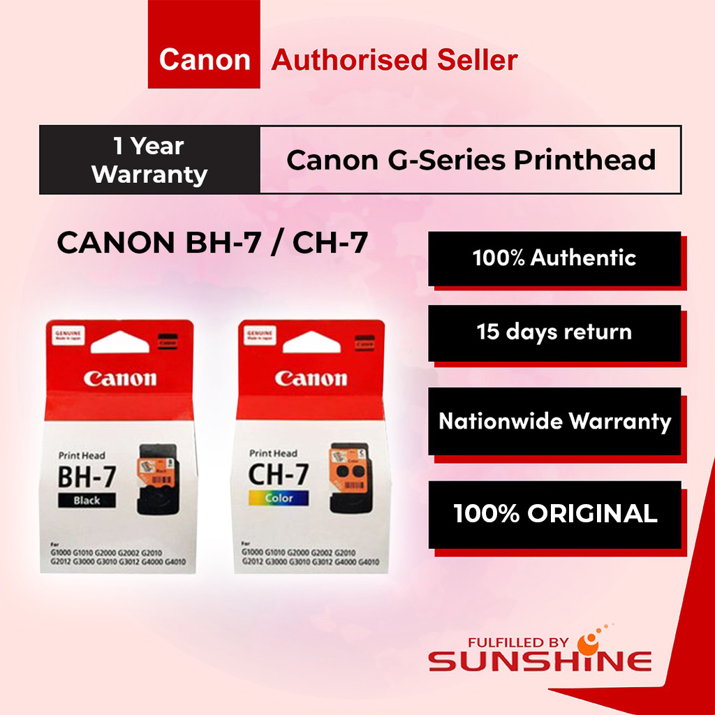 Canon Bh 7 Ch 7 Printer Head Cartridges For Canon Pixma G5070 G6070 G7070 Gm2070 Gm4070 G1020 5523