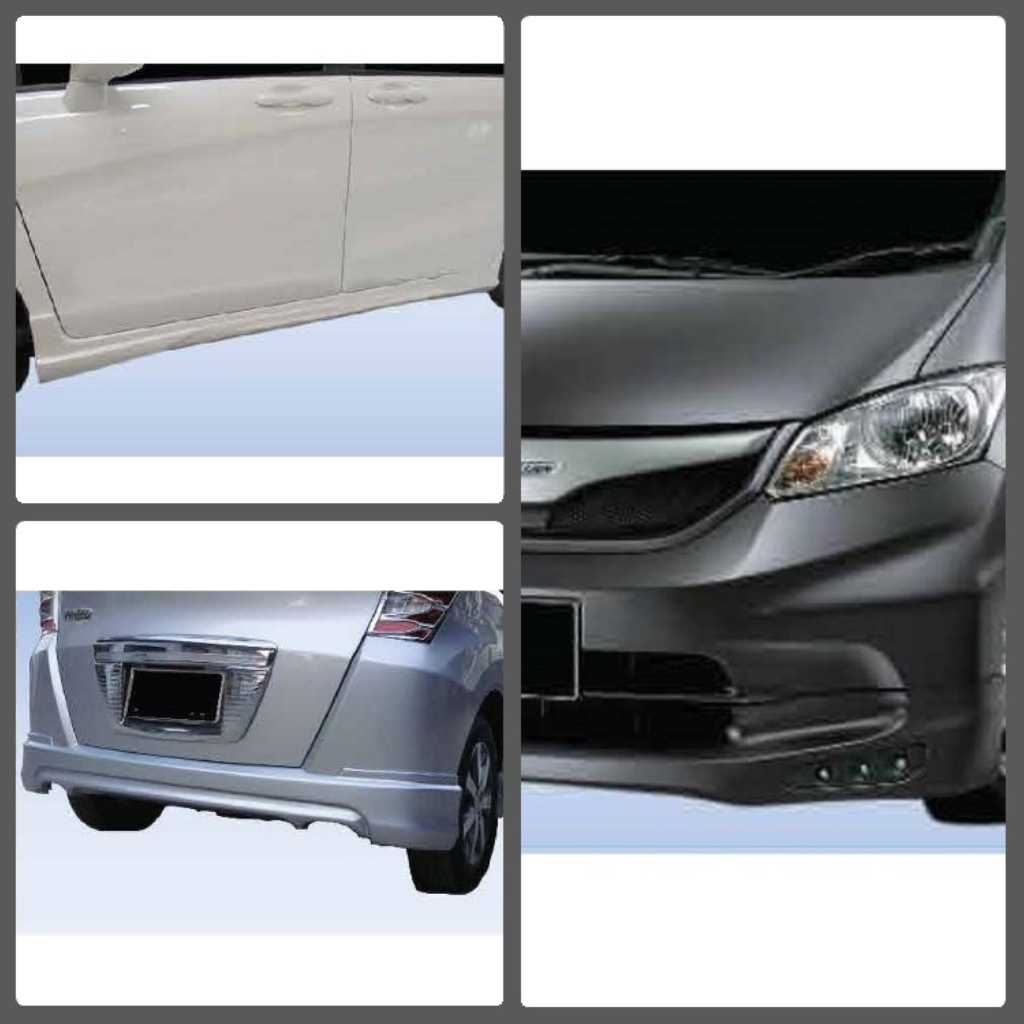 Honda Freed 2013 Mugen Skirting Body Kit ABS Ready Stock Shopee Malaysia