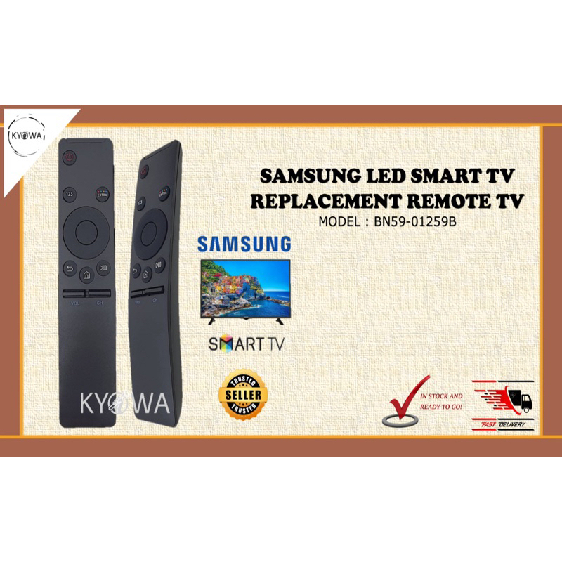 SAMSUNG LED SMART TV Remote Control Replacement BN59-01259B, BN59 ...