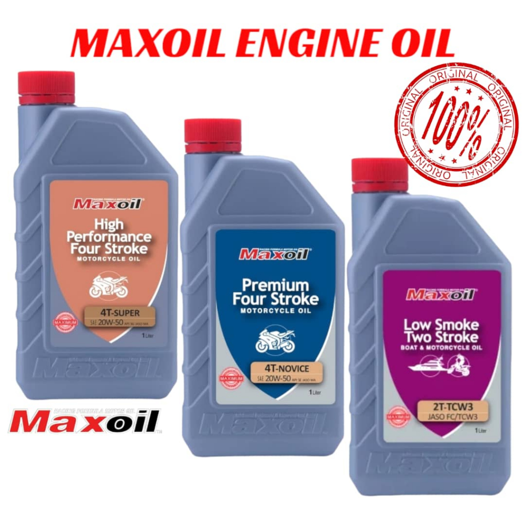 Ori Maxoil Engine Oil LOW SMOKE 2TTCW3 PREMIUM 4T 20W50 HIGH