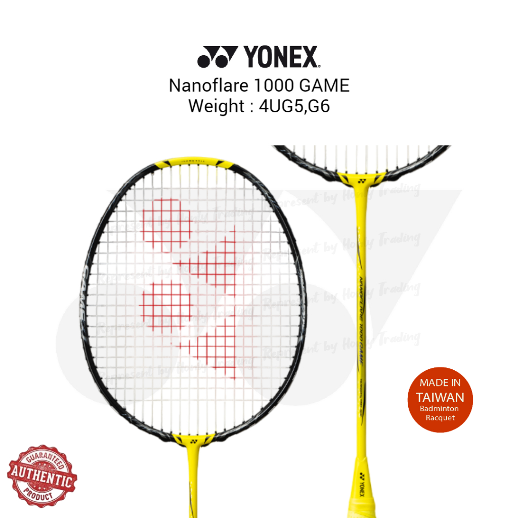 YONEX Nanoflare 1000 Game [No String] (Free Grip) Badminton Racket