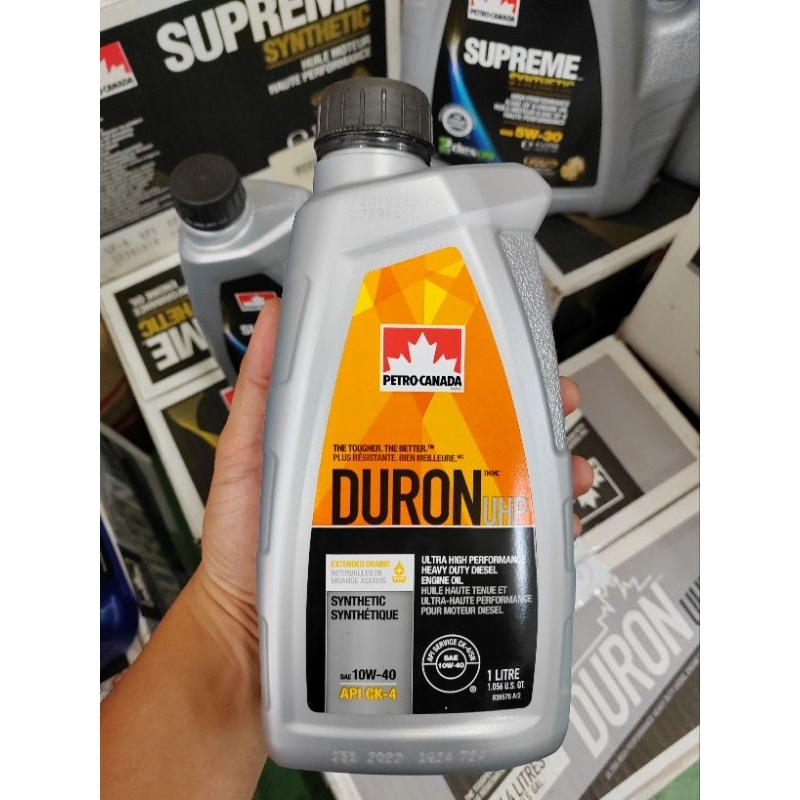 1L Petro-Canada Duron UHP 10W-40 10W40 Fully Synthetic Heavy Duty ...