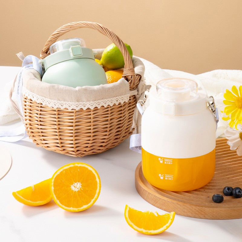 【Malaysia stock】10 Blade Fruit Juicer Blender Mixer 800ml large capacity Wireless Portable