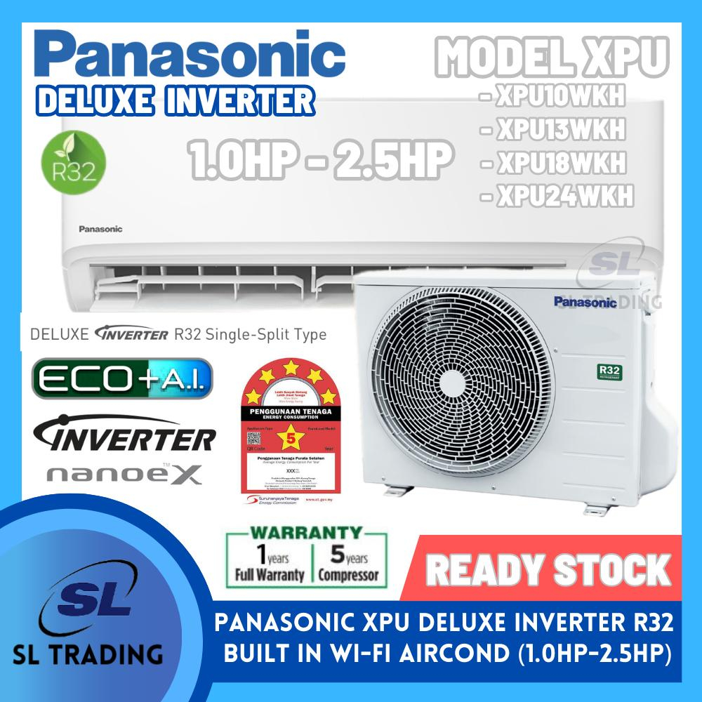 [INSTALLATION] PANASONIC XPU SERIES (DELUXE INVERTER) R32 AIRCOND WITH BUILD-IN WI-FI (1.0hp, 1.5hp, 2.0hp, 2.5hp)