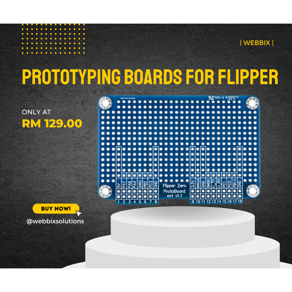 Prototyping Boards for Flipper Zero (READY STOCK) Shopee Malaysia