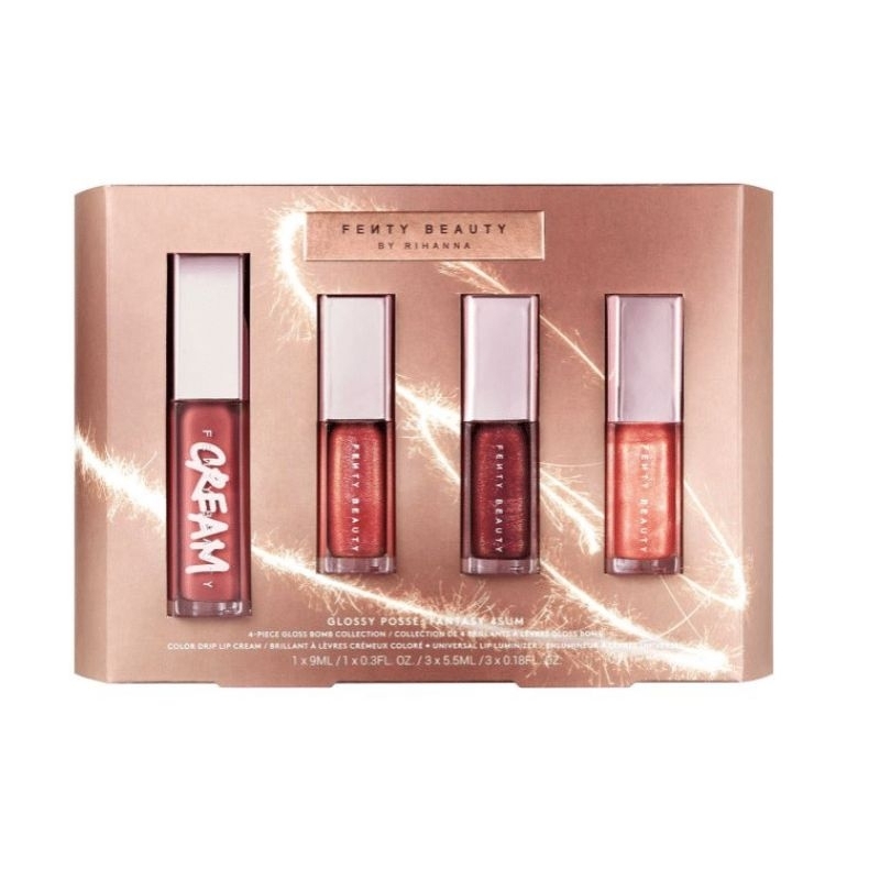 Fenty Beauty Glossy Posse Volume 6.0 Gloss Bomb Trio in Originalgrösse