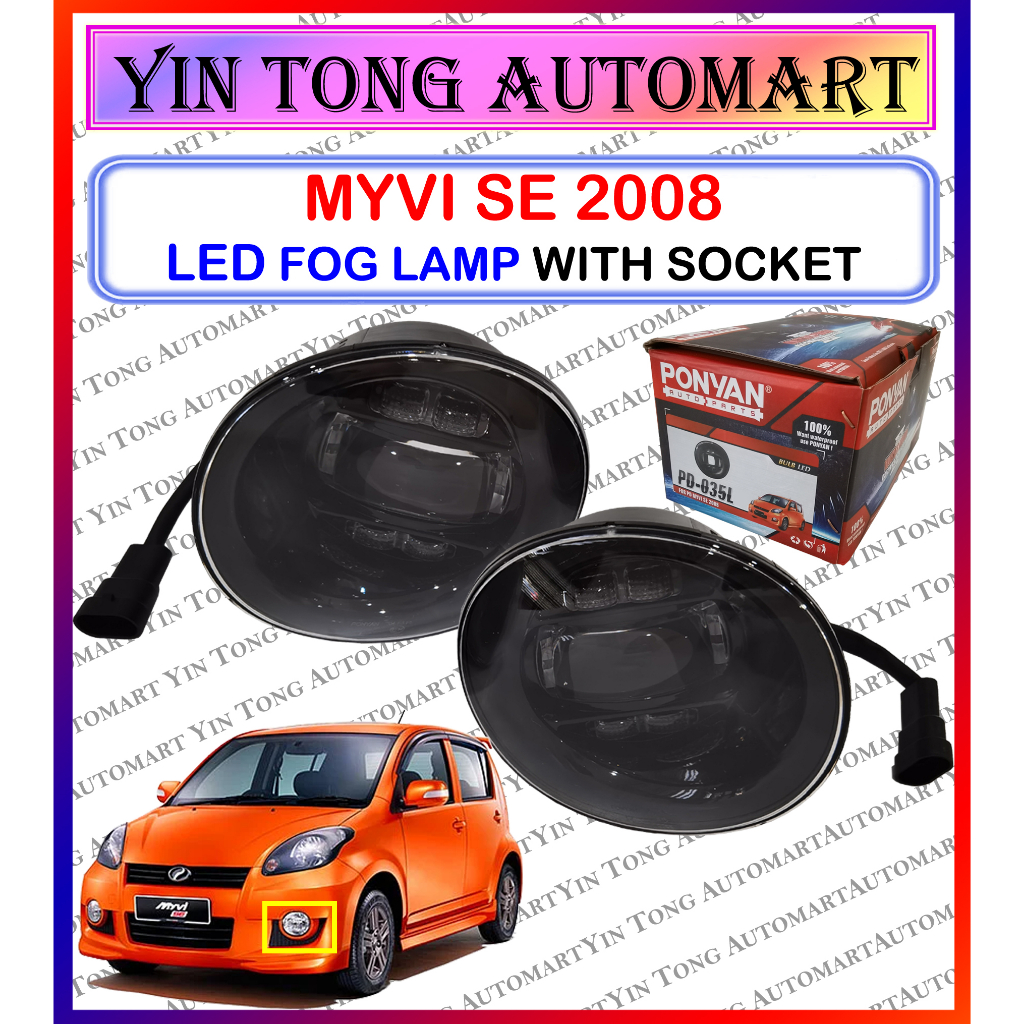 PENTAIR Perodua Myvi SE 2008 LED Fog Lamp OR Perodua Myvi SE 2008 Oem