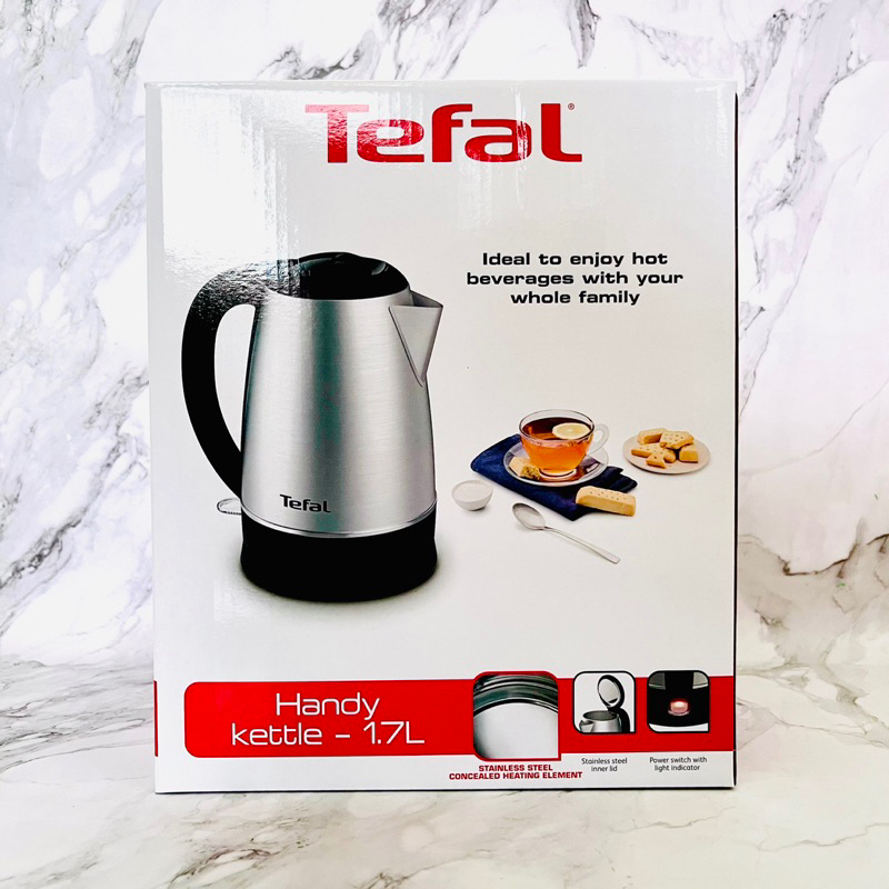 Tefal Handy Stainless Steel Electric Kettle (1.7L)/ Cerek Elektrik ...