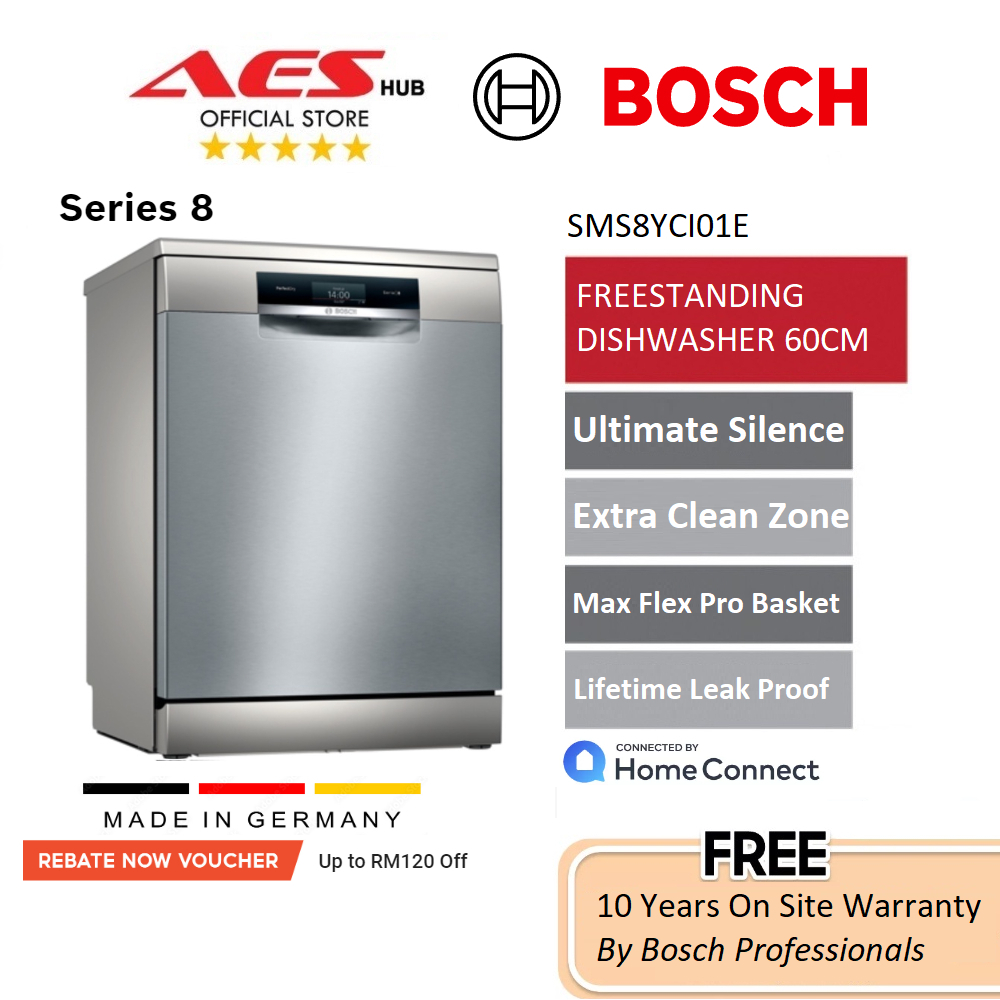 MADE IN GERMANY Bosch Dishwasher Series 8 Ultimate Freestanding