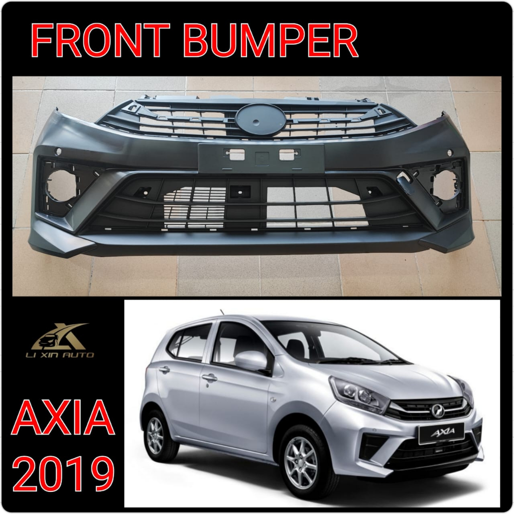 PERODUA AXIA 2019 FRONT BUMPER DEPAN BUMPER KERETA Shopee Malaysia