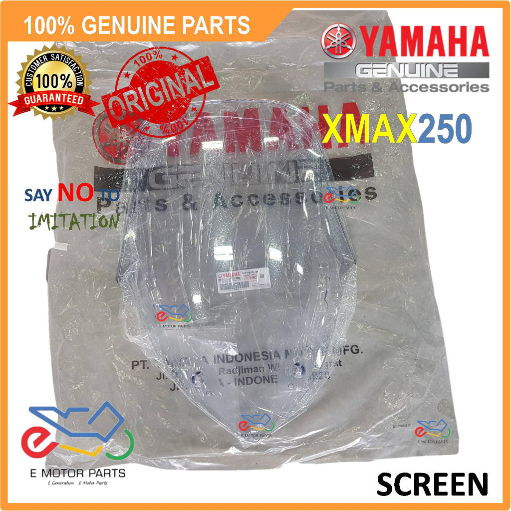 XMAX SCREEN XMAX 250 VISOR WIND SCREEN WINDSCREEN 100% ORIGINAL YAMAHA ...