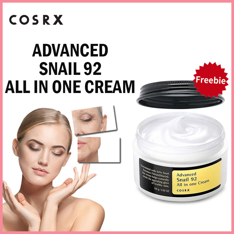 Cosrx Advanced Snail Mucin 92 All In One Cream 100ml Hyaluronic Acid