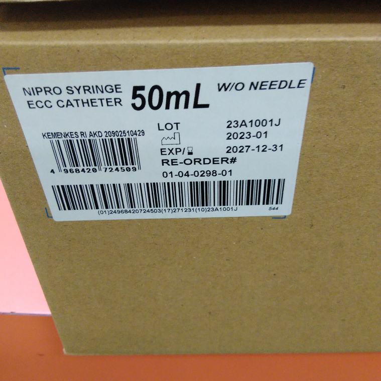 NIPRO SYRINGE 50ML CATHETER TIP - 30 PCS /BOX - EXPIRY 2027 READY STOCK ...