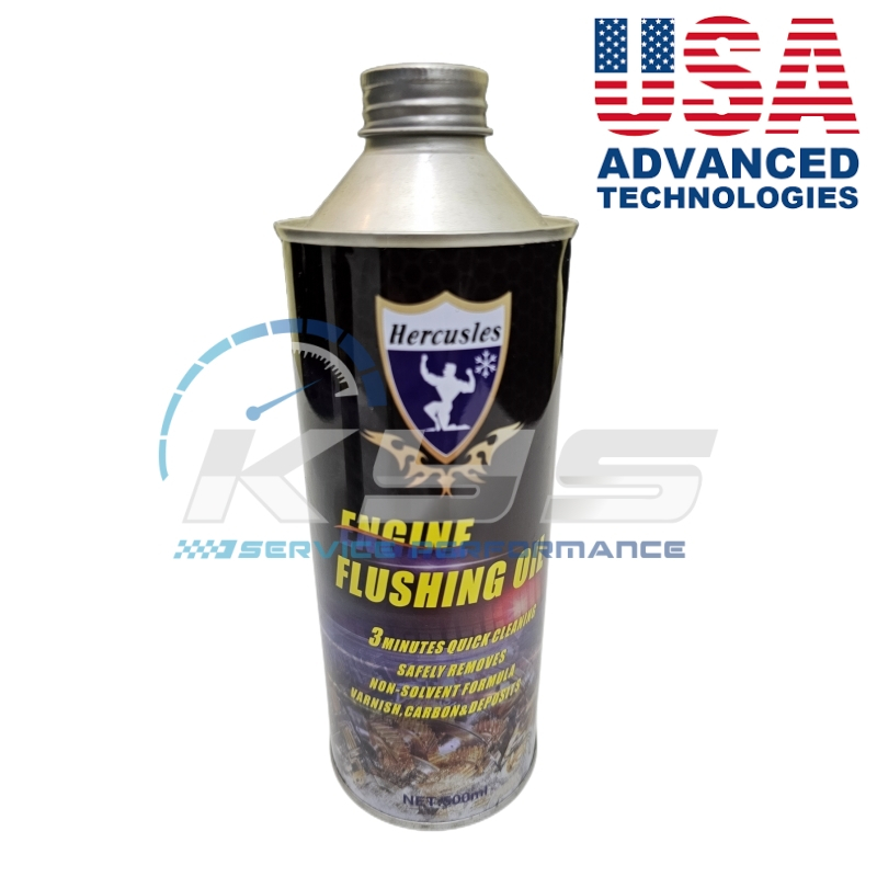 USA HERCUSLES 500ML ENGINE FLUSHING OIL 3 minutes FLUSH quick & fast
