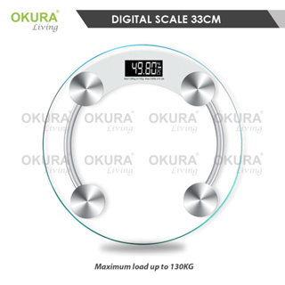 OKURA Bathroom Analog Mechanical Scale Body Weight Personal Scale