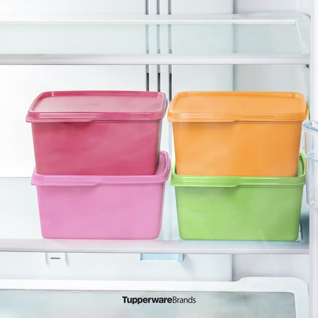 Tupperware Snack N Stack 2.5L Cozy Nest 1.2L Food container Food