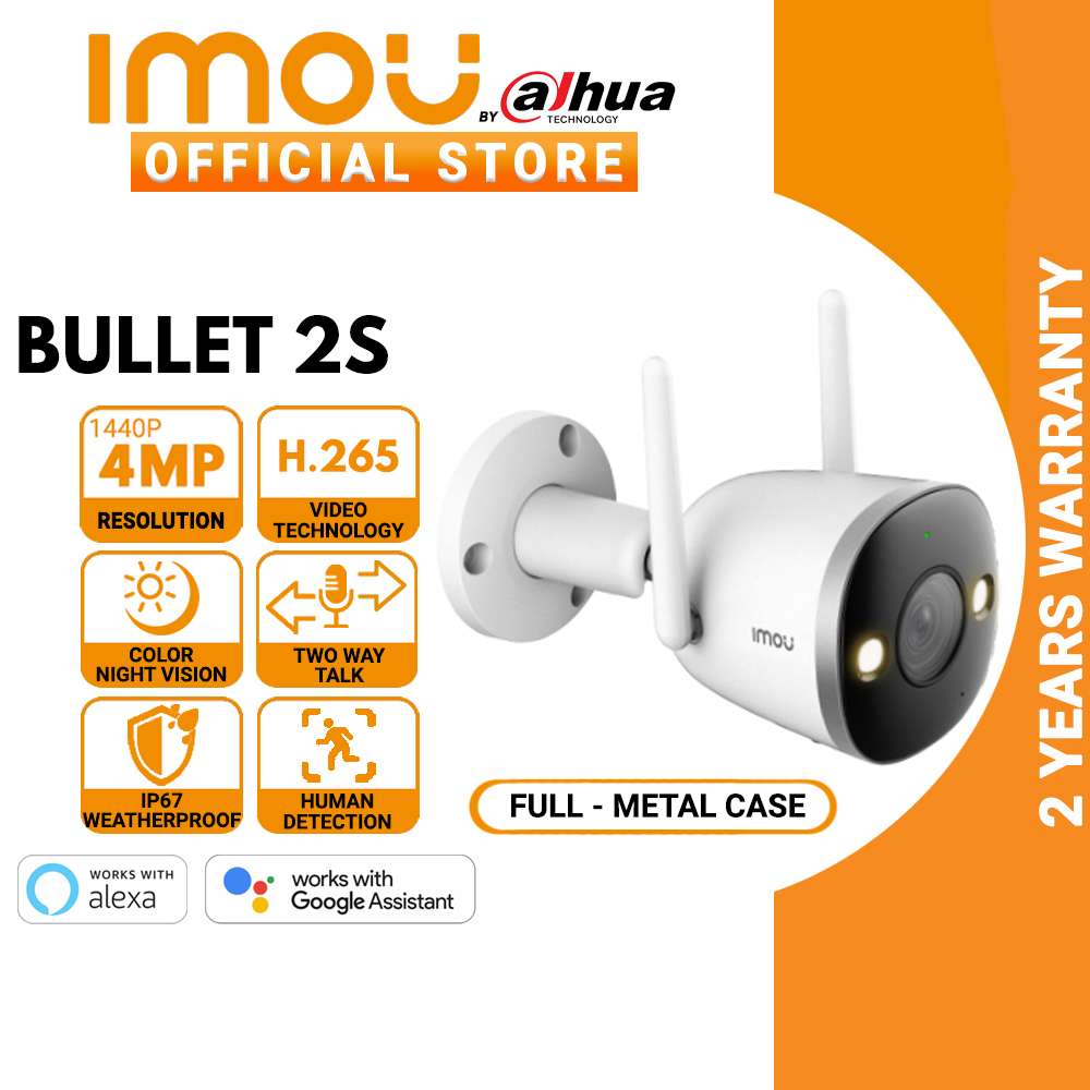 Imou Bullet 2S IP67 Weatherproof Smart Color Night Vision Outdoor