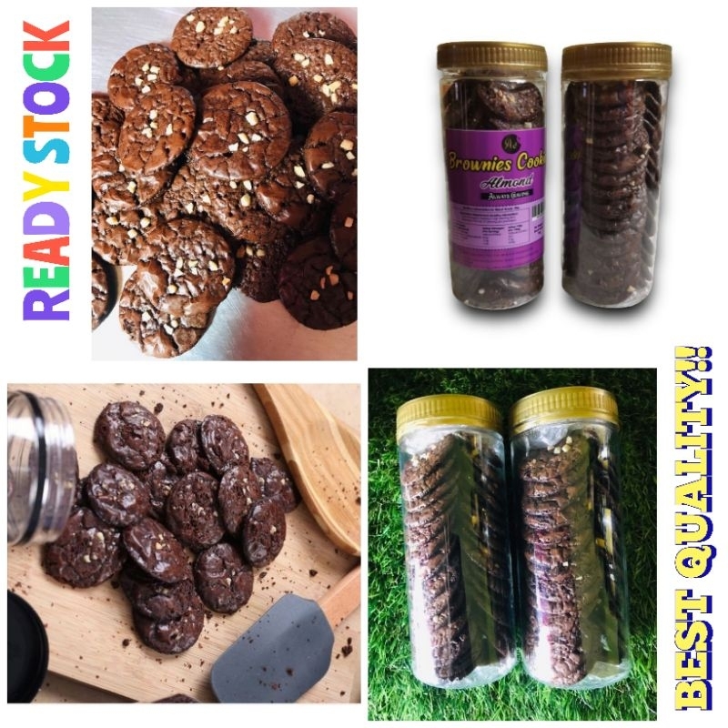 BROWNIES COOKIES MURAH CRUNCHY RANGUP biskut coklat kacang kukis hari