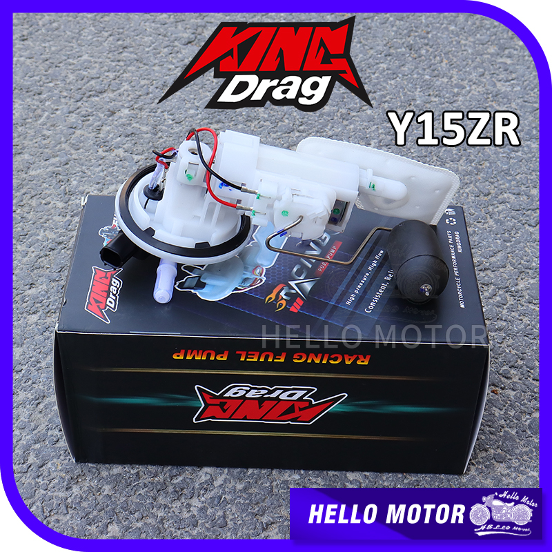 KING DRAG FUEL PUMP Y15ZR V1 V2 EGO S RACING FUEL PUMP ASSY 3.0 3.5 4.0
