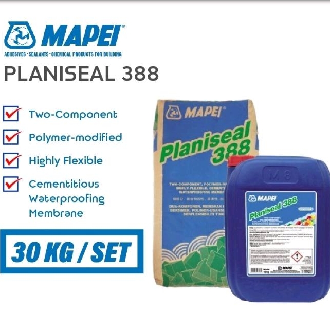 MAPEI PLANISEAL 388 (30KG SET) A+B Two-Component, Polymer-Modified ...