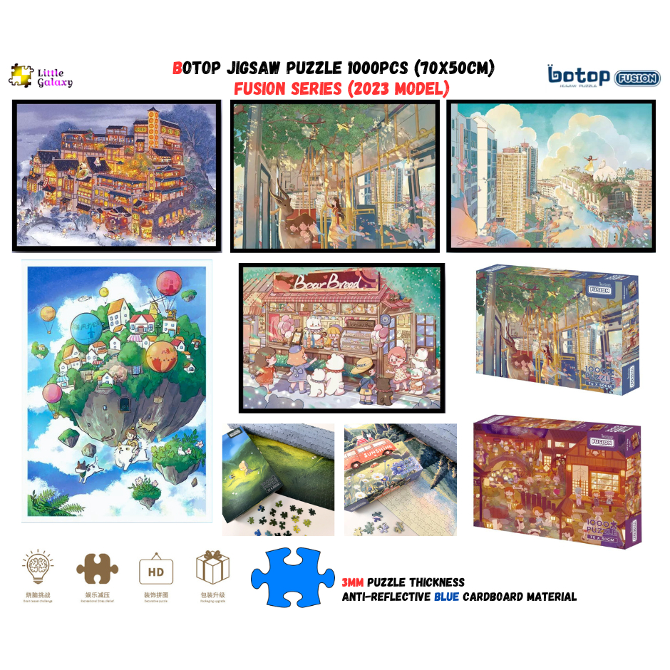 [Ready Stock][Birthday Gift] Botop Puzzle 1000PCS - Botop Fusion Puzzle ...